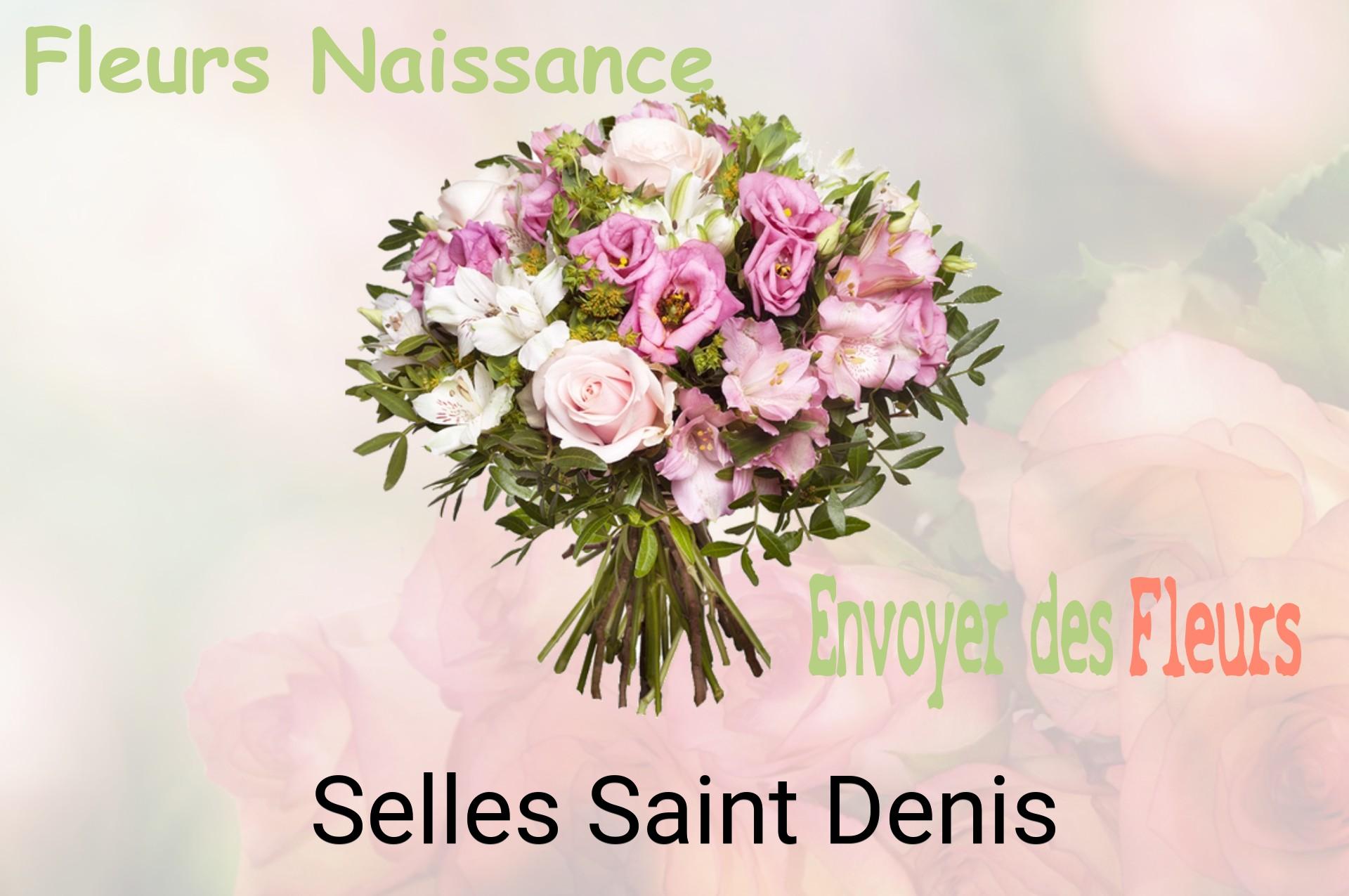 Bouquet de fleurs de naissance livré à Selles-Saint-Denis